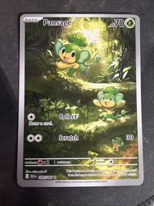 Pansage 089/086 – Illustration Rare Holo – 2025 TCG Pokémon Black Bolt - Picture 1 of 10