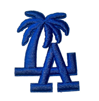 LA DODGERS - LOGO AZUL - PALMERA - BÉISBOL - Parche bordado para planchar/coser Foto 1 de 2