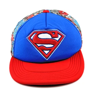 Adult SUPERMAN CAP Blue Red - OSFM - Adjustable - Picture 1 of 6