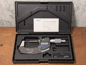 MITUTOYO 0-1 Inch DIGITAL Point MICROMETER NO 342-351-30 w/ CASE - Picture 1 of 9