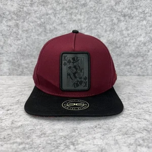 JC Hats Kings Card Black Grey Snapback Burgundy Solo Los Mejores Patch One Size - Picture 1 of 8