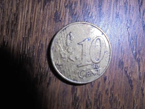collectors only! Forgery of a Euro Coin, Poured, AU - Picture 1 of 2
