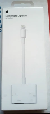 Apple Lightning to Digital AV Adapter MW2P3AM/A with Box A1438 Genuine - Image 1 of 3