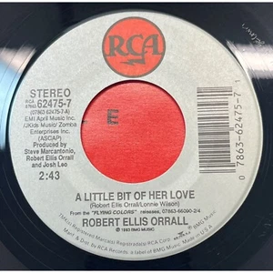 Robert Ellis Orrall A Little Bit of Her Love / Til The Tears Fell 45 Country RCA - Picture 1 of 4