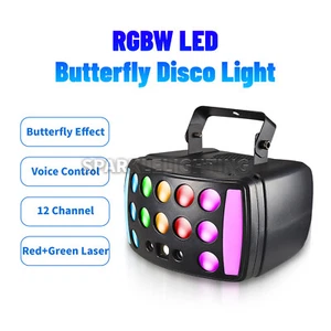 Paidun 5in1 LED Laser Projektor Licht DMX Musik Steuerung DJ Disco Bar Club Lampe - Bild 1 von 11