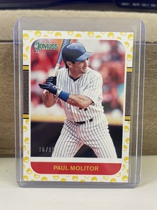 2021 Donruss Paul Molitor Mask Emoji Parallel /19