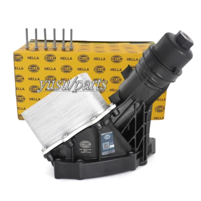 Hella Engine Oil Cooler Assembly11428583895 for BMW F22 G30 540i 640i 740i M240i - Image 1 of 4