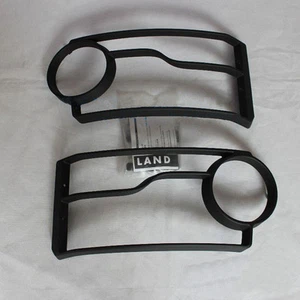 For Land Rover Discovery 4 LR4 2010-2013 Black Front Head Light Guard Cover Trim - Picture 1 of 6