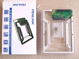 SATA Converter 2.5" to 3.5" Internal SSD Hard Drive Universal Aluminum Alloy NEW - Picture 1 of 3