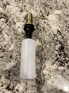 500 ML Stainless Steel Head Soap Dispenser Kitchen Sink Hand Liquid Pump Bottle - Picture 1 of 2