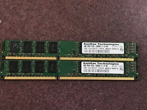 16GB (2x8GB) SanMax Technologies 2Rx8 PC3L-12800U Low Profile DIMM RAMM - Picture 1 of 2
