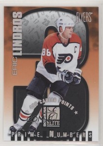 1997-98 Donruss Elite Prime Numbers Promo /436 Eric Lindros #4b HOF