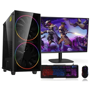 BLACKHOLE Gaming PC Computer i5 3rd Gen 16GB 1TB HDD Win10 GT 1030 22" AOC - Picture 1 of 7