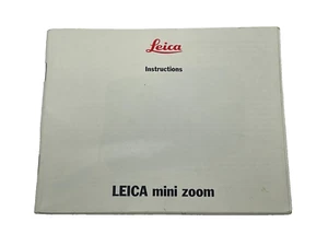 Leica Mini Zoom Vario Elmar 35-70 Original Instructions Brief Instruction Manual - Picture 1 of 5