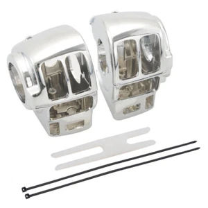Handlebar Hand Control Switch Housing Cover kit For Harley Touring #1996-2013 - Picture 1 of 8