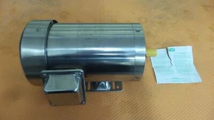 Leeson 191558.00 Washdown Motor C6T17WK41 191211.00 Stainless 1HP 230V 3PH 460V - Picture 1 of 11