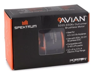 Spektrum Avian 5055-650Kv : Same as Rimfire .60 Brushless Electric RC Motor - Picture 1 of 7