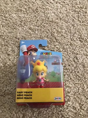 Jakks Super Mario 2.5" inch BABY PEACH Action Figure - Image 1 of 3