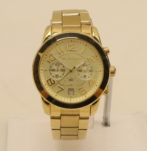 Orologio Michael Kors Donna Cronografo Mercer Bracciale Tono Oro 42mm MK5726 #46