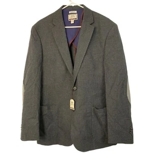 J.S. A. Bank Mens 1905 Tailored Fit Blazer With brrr° Comfort Gray XL 7807 44R - Picture 1 of 7