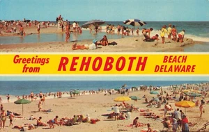 Postcard Greetings from Rehoboth Beach Delaware - Picture 1 of 2