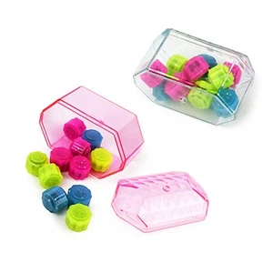 Crystal Korean Jack Stones Play 2P Set Fivestones Gonggi Nori Gioco Tradizionale - Foto 1 di 9