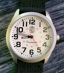 Authentic Pierre Lucerne Commander WW2 Style Army Watch - Picture 1 of 8