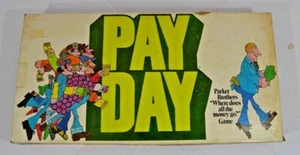 Juego de mesa de día de pago 1975 raro de colección COMPLETO Where Does All The Money Go - Imagen 1 de 8