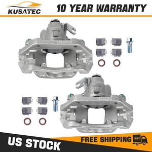 Pair Rear Brake Caliper For Ford Explorer 2011-2019 Taurus 2013-2019 Flex 10-14 - Picture 1 of 8