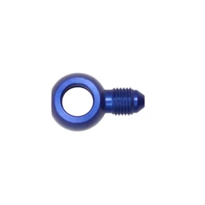 Goodridge Blue Anodized Aluminium Single Banjo Adaptor With Male AN JIC Thread - Picture 1 of 1
