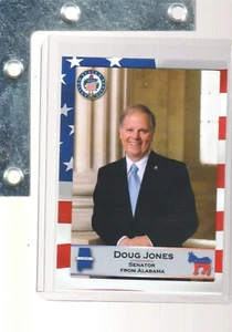 Fascinating Cards 2020 US Congress #1 Doug Jones 1/1 SP BOXTOPPER DEM AL SENATE - Picture 1 of 2
