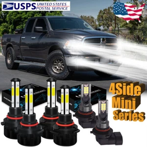 For Dodge RAM 1500 2500 3500 2013 2014 2015 LED Headlight Fog Light Bulbs 6x V5B - Picture 1 of 12