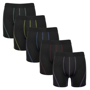 5 Pack Compression Boxer Shorts Men Briefs Athletic Workout Sports Underwear AU - Picture 1 of 12
