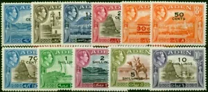 Aden 1951 Set of 11 SG36-46 Fine MNH & LMM - Picture 1 of 1