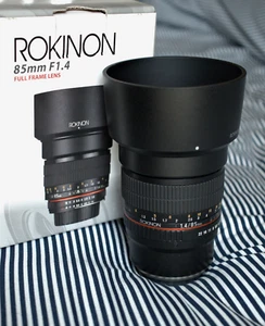 Fuji X Mount Rokinon 85mm f1.4 Prime Lens APS-C USA Shipping *Please Read* - Picture 1 of 15