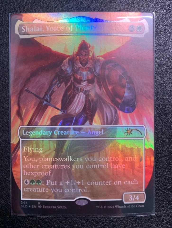 Shalai, Voice of Plenty Full Art Foil - Secret Lair Black is Magic - NM EN - MTG - Bild 1 von 1
