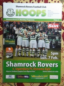 Programs friendly Shamrock Rovers Ireland - Dynamo Kiev 2010 - Picture 1 of 1