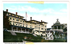 Castine Maine ACADIAN HOTEL Building Porch Steps Lawn Vintage ME Postcard