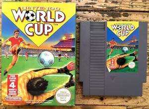 BE - NNINTENDO WORLD CUP IN BOX WITHOUT NOTICE NES PAL B FRA BOXED ORIGINAL PACKAGING - GOOD COND