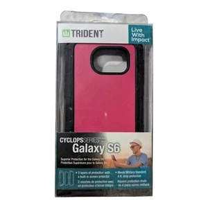 T3. Trident Cyclops Case for Samsung Galaxy S6 - Pink W/ Screen Protector - Picture 1 of 1