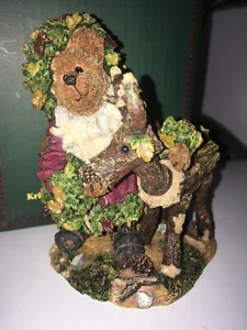Boyds Bears resin "Kristopher Kringlewood" #228421PAW Santa NIB 2003 Christmas  - Picture 1 of 8