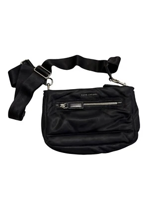Marc Jacobs Mallorca Messenger Bag Crossbody Soft sided Black Medium Size - Image 1 of 4
