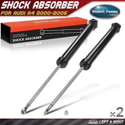 Par 2 Amortiguadores Traseros Izquierdo y Derecho Audi A4 2000-2006 FWD A4 Quattro AWD Foto 1 de 4