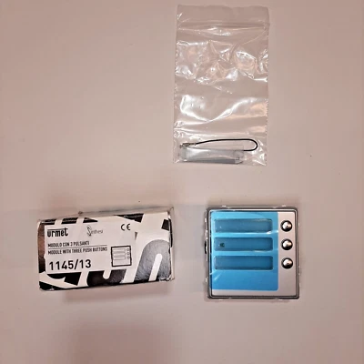 1145/13 URMET Modulo Sinthesi in alluminio anodizzato con 3 pulsanti di chiamata - Image 1 of 3