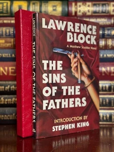 Sins Of The Fathers STEPHEN KING & LAWRENCE BLOCK SIGNED Slipcased Limited 1/400 - Picture 1 of 5