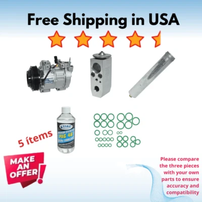 Компрессор и клапан кондиционера подходят для Nissan Altima 2009-2012 - Изображение 1 из 4