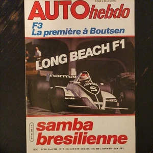 Auto hebdo 209 F1 Gp  USA ouest long beach 1980 nelson piquet brabham bt49 b Nür - Picture 1 of 2
