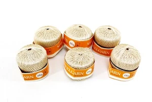 6 nudos de seda artística de ganchillo RDA de alto brillo a 25 g - Imagen 1 de 3