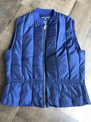 De colección - Ralph Lauren - Polo Sport - Chaleco de plumón - Grande - Azul marino  Foto 1 de 4