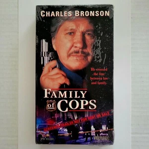 Family of Cops (VHS 1996) Charles Bronson / NEW & SEALED / VIDMARK SCREENER COPY - Picture 1 of 2